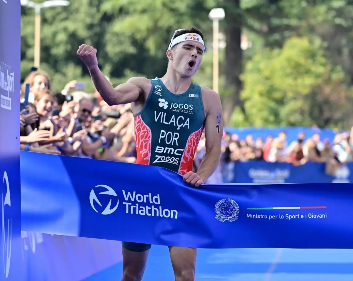 Imagem de contexto do artigo Vasco Vilaça vence etapa de Roma da Taça do Mundo de triatlo