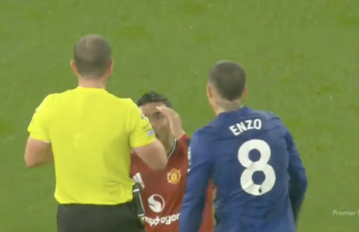 Imagem de contexto do artigo Manchester United-Chelsea: Casemiro dilatou vantagem dos "red devils" antes de ser expulso