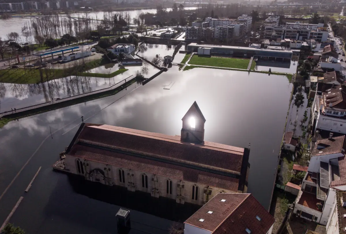 Chuva causou inundações e estragos em Coimbra