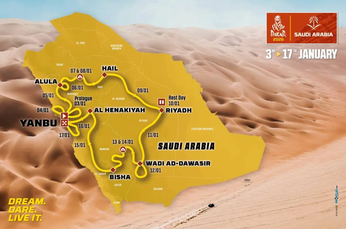 Imagem de contexto do artigo Dakar'2026 tem 27 portugueses inscritos nas várias categorias