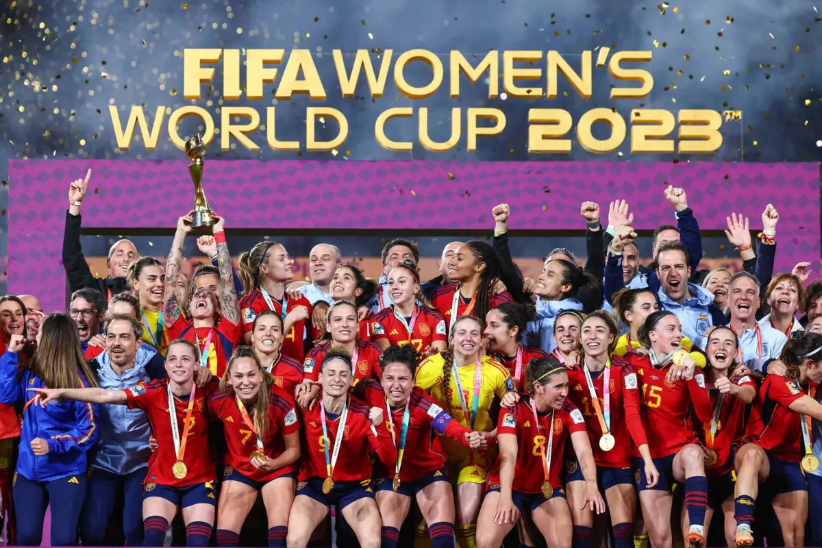 Espanha é a atual campeã do Mundo feminina (créditos: AFP)