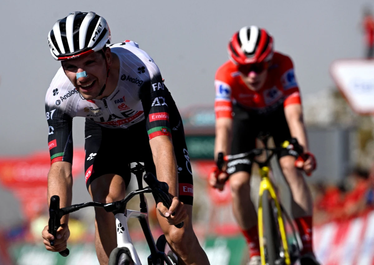 João Almeida venceu a Volta a Espanha (créditos: AFP)