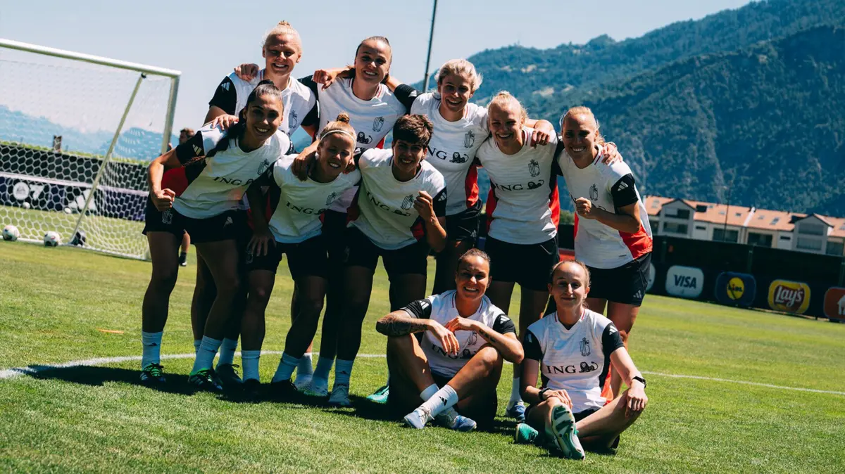 Seleção belga (créditos: X/@BelRedFlames)