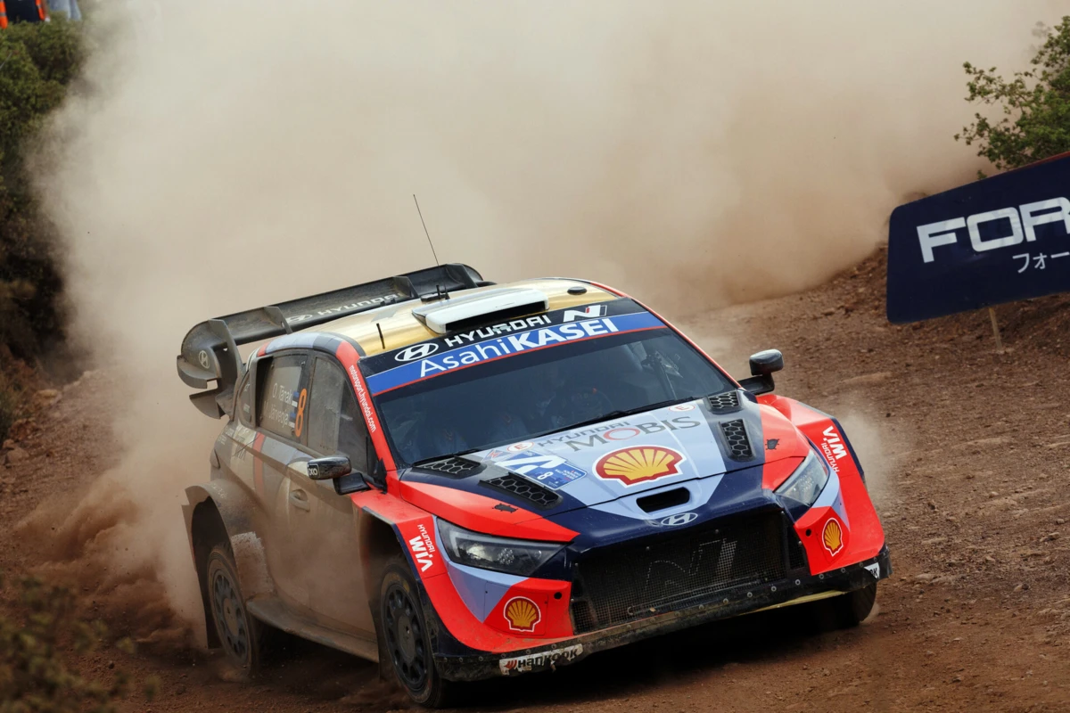 Ott Tanak no Rali da Acrópole