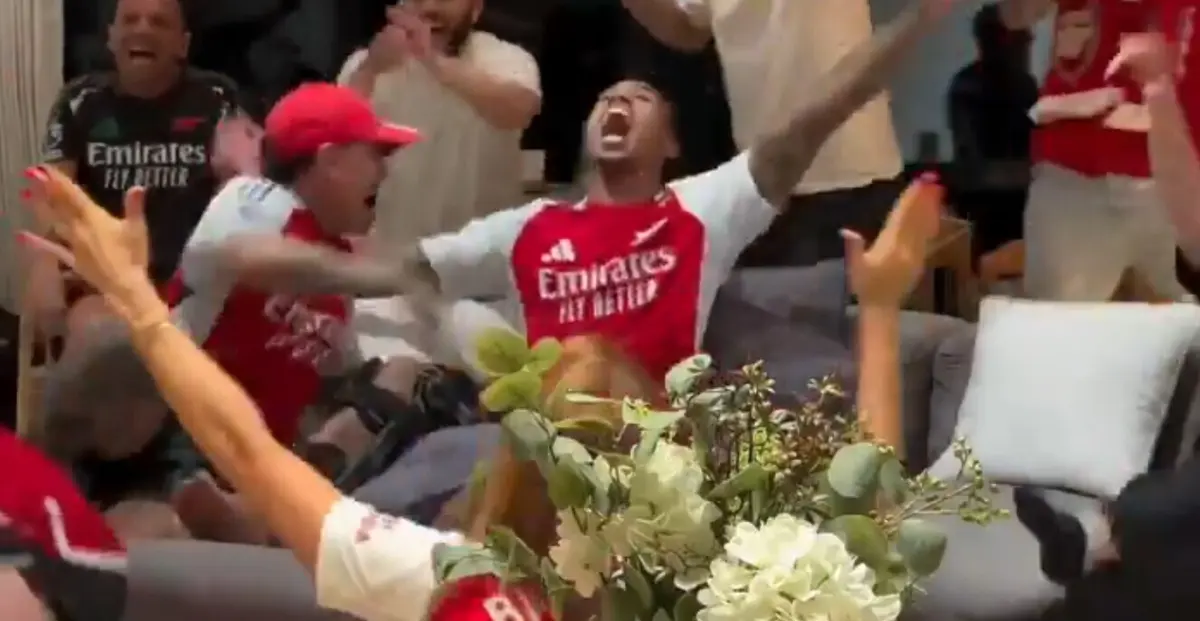 Imagem de contexto do artigo A reação de Gabriel ao golo que fechou o Real Madrid-Arsenal: veja o vídeo