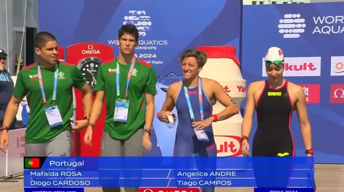 Créditos: reprodução/Federação Portuguesa de Natação
