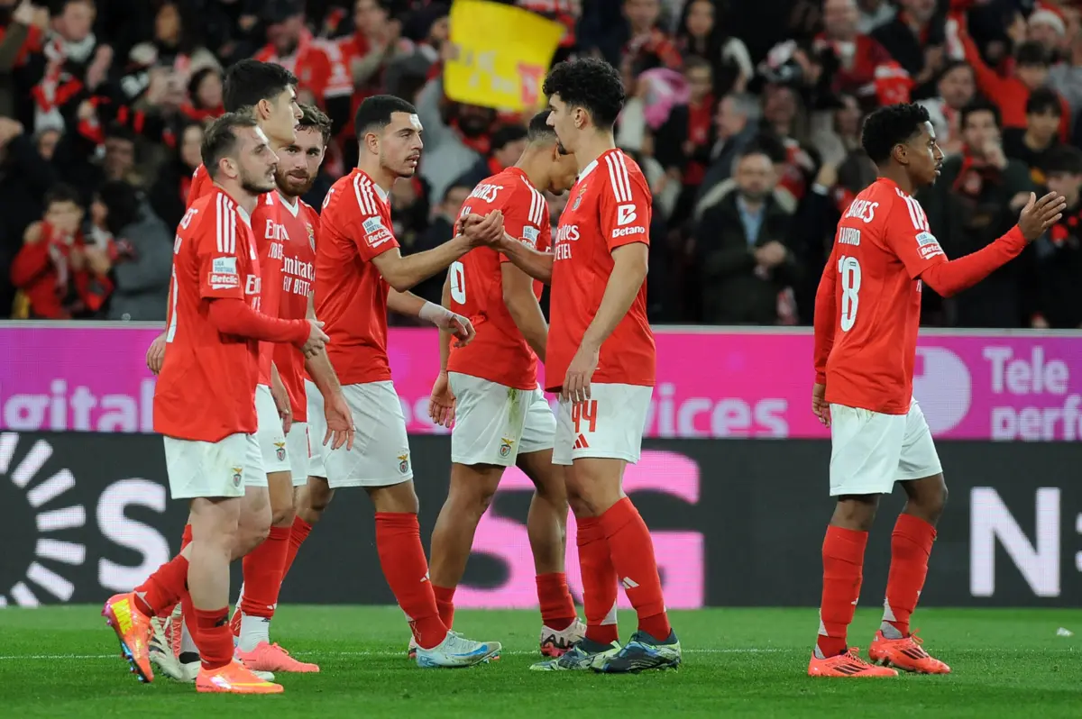 Amdouni entrou e bisou frente ao Estoril (Créditos: Álvaro Isidoro/Global Imagens)