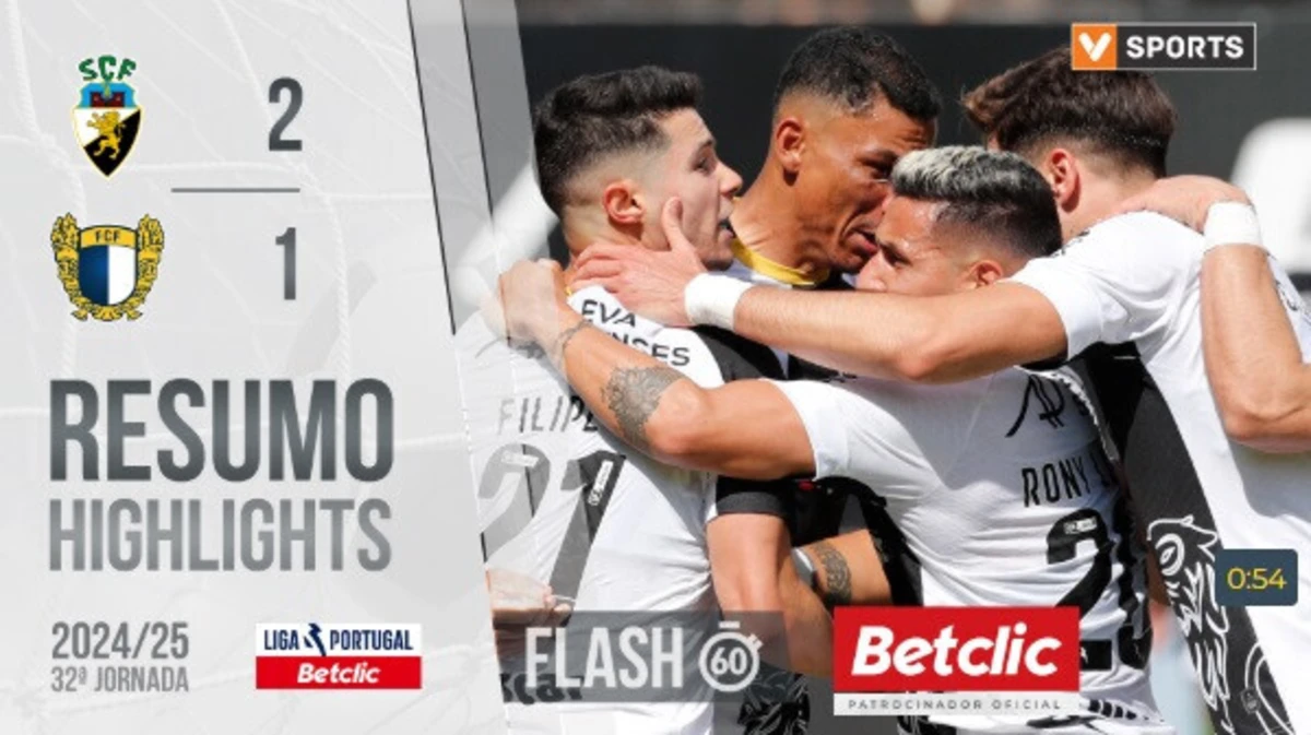 Imagem de contexto do artigo Golaço deu reviravolta: o resumo do Farense-Famalicão neste curto vídeo