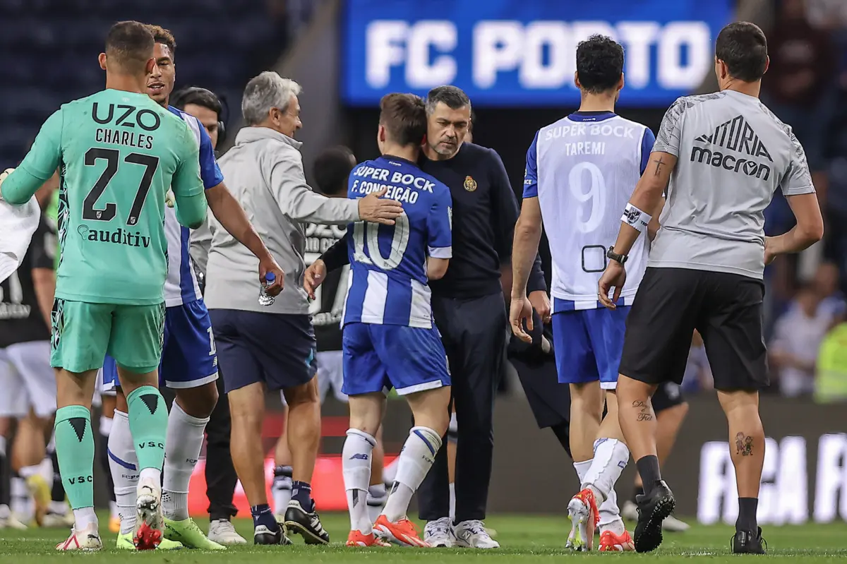 Francisco e Sérgio Conceição (Créditos: Miguel Pereira/Global Imagens)