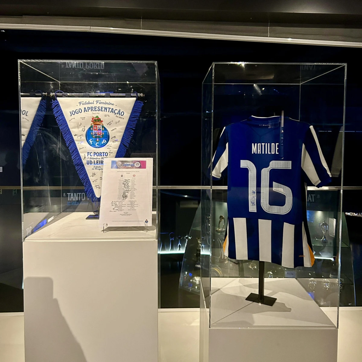 Imagem de contexto do artigo Museu do FC Porto recebe memórias do primeiro jogo de sempre da equipa feminina