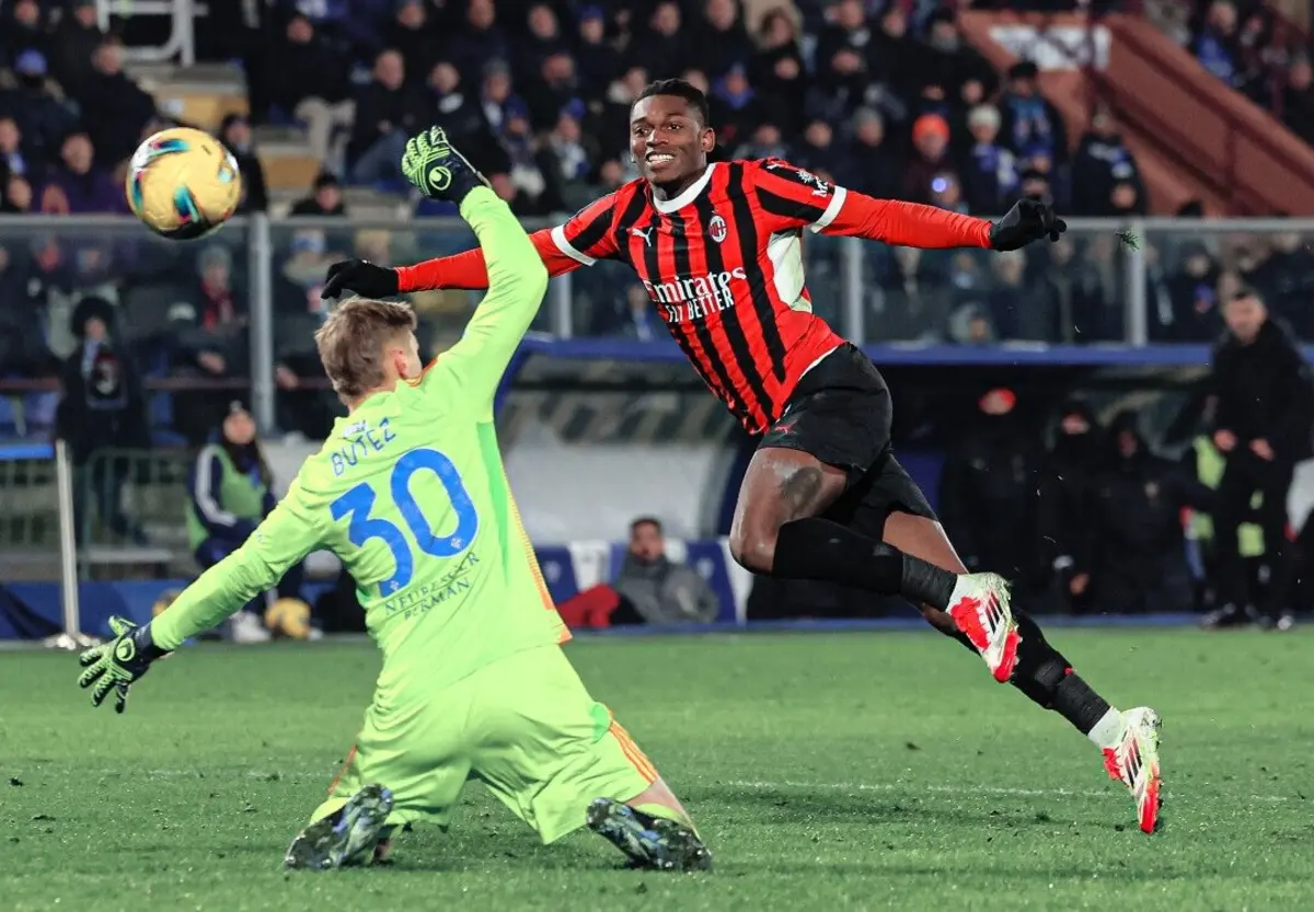 Imagem de contexto do artigo Rafael Leão marca na vitória do Milan, de Sérgio Conceição