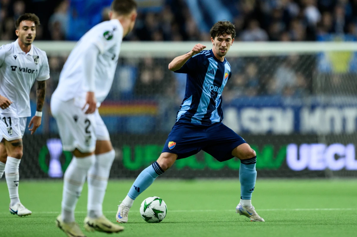 Imagem de contexto do artigo Os golos e outros lances neste resumo do Djurgarden-V. Guimarães