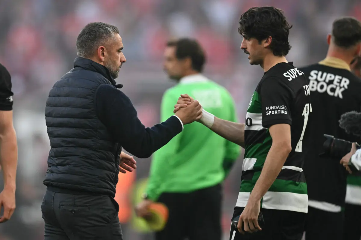 Rui Borges e Trincão (Créditos: AFP)