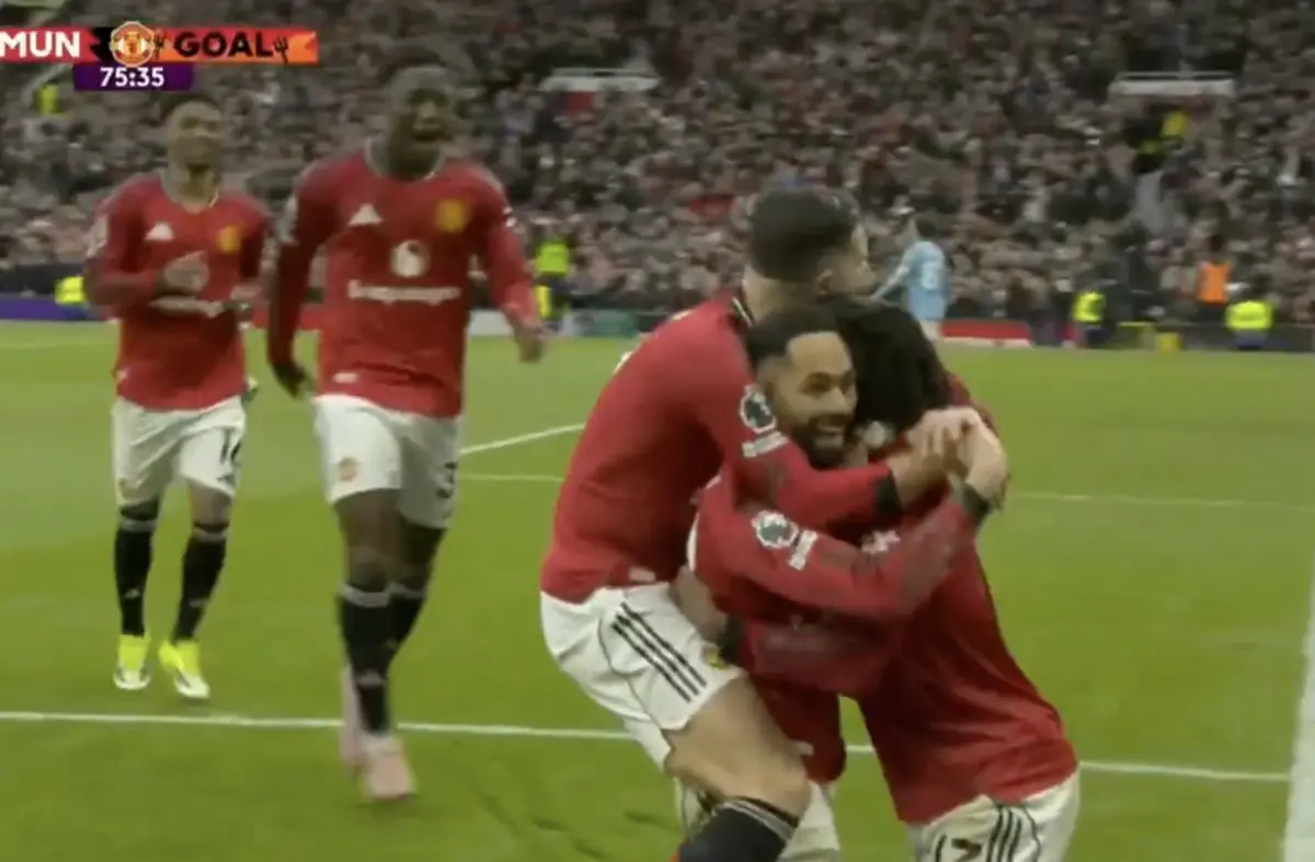 Imagem de contexto do artigo Vídeo: Dorgu aumentou a vantagem do United sobre o City com este golo