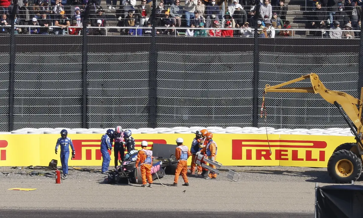 Imagem de contexto do artigo GP Japão de Fórmula 1: Jack Doohan despistou-se e carro ficou muito danificado