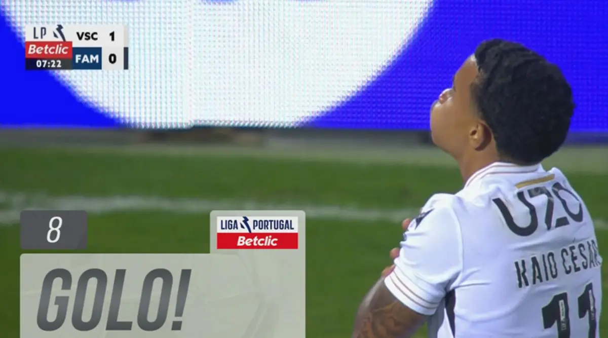 Imagem de contexto do artigo Kaio César abre o marcador no Vitória-Famalicão. Veja o lance