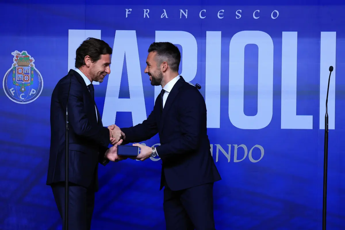 André Villas-Boas e Francesco Farioli (créditos: LUSA)