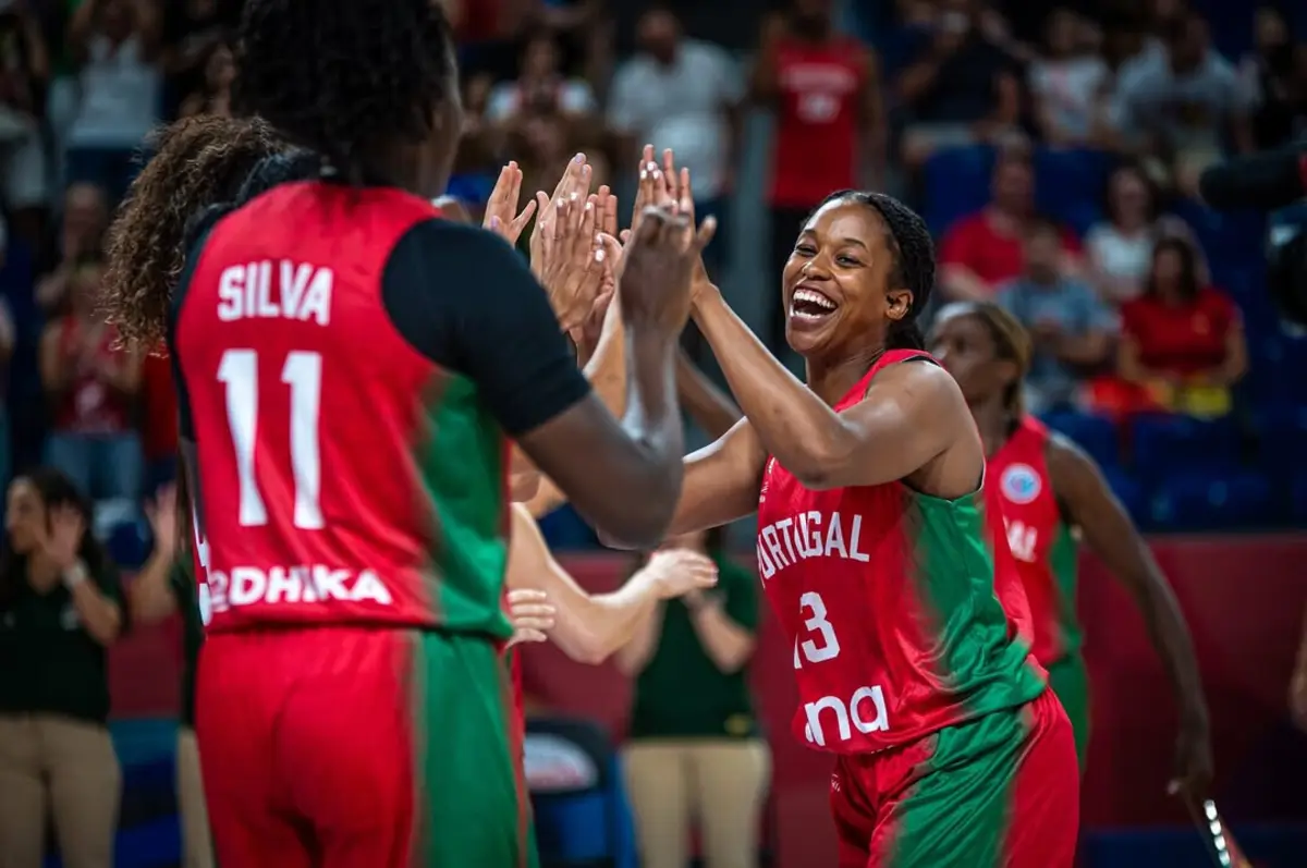 Josephine Filipe no jogo de Portugal com Montenegro (créditos: Federação Portuguesa de Basquetebol)
