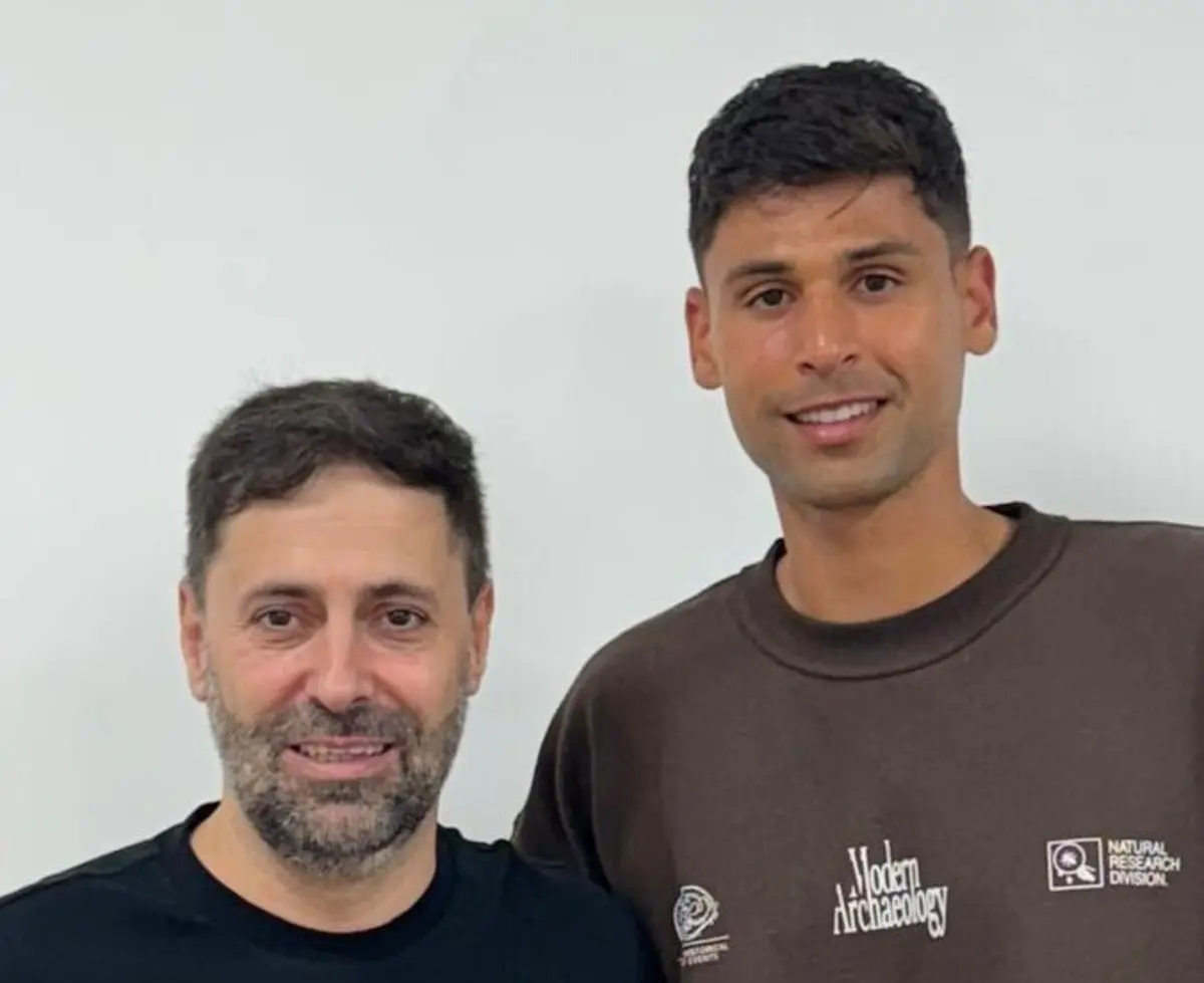 Bruno Rodrigues, à direita (créditos: Chaves)