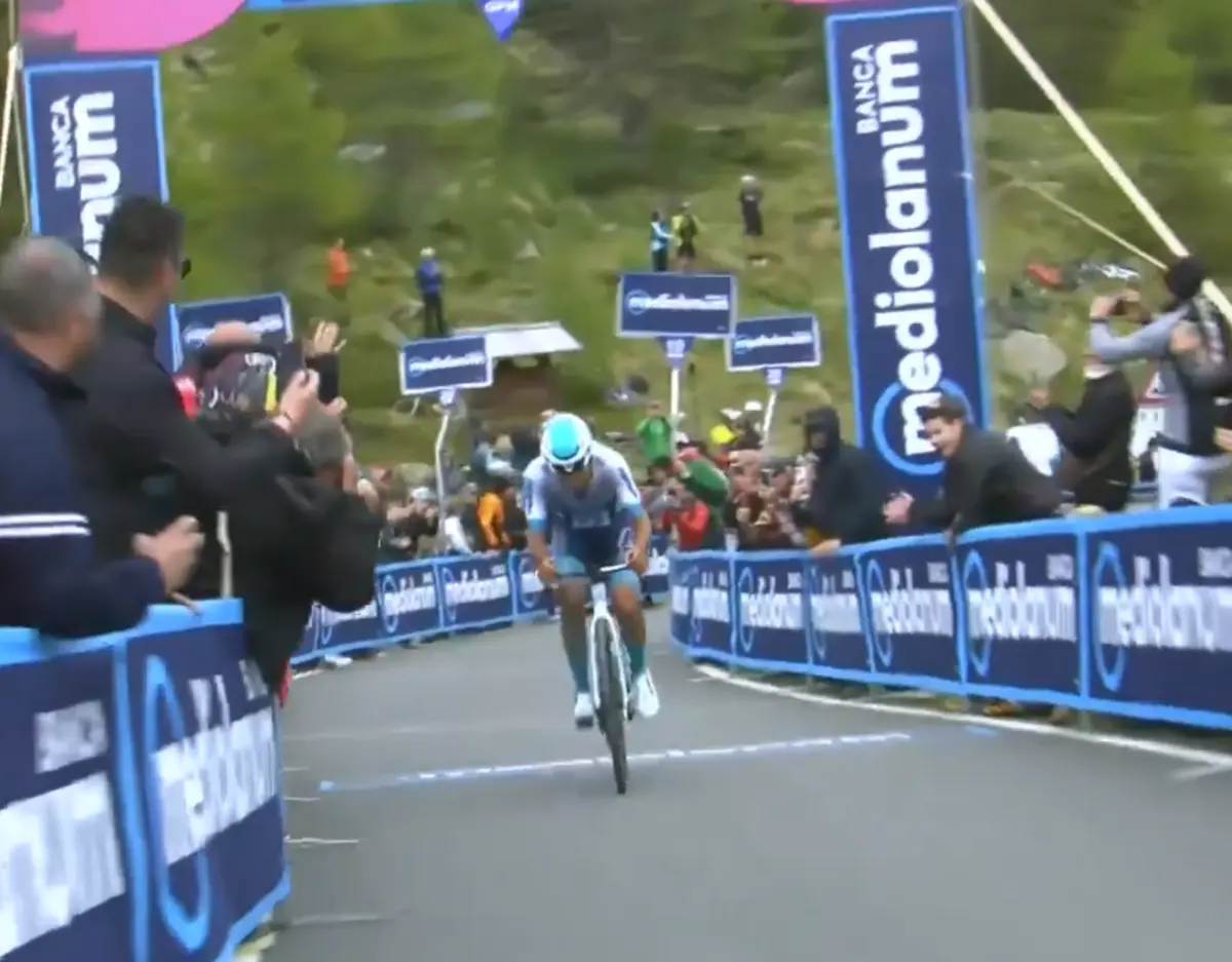 Imagem de contexto do artigo Giro: Afonso Eulálio foi o primeiro a passar no mítico alto do Mortirolo