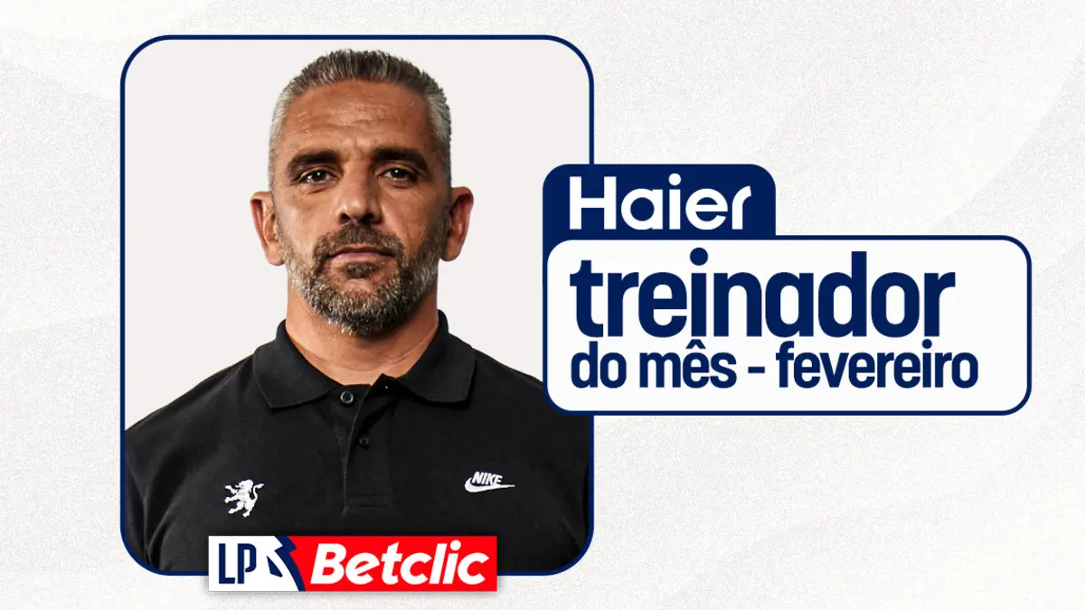 Imagem de contexto do artigo Rui Borges supera Vicens e Mourinho e é o treinador do mês de fevereiro da I Liga