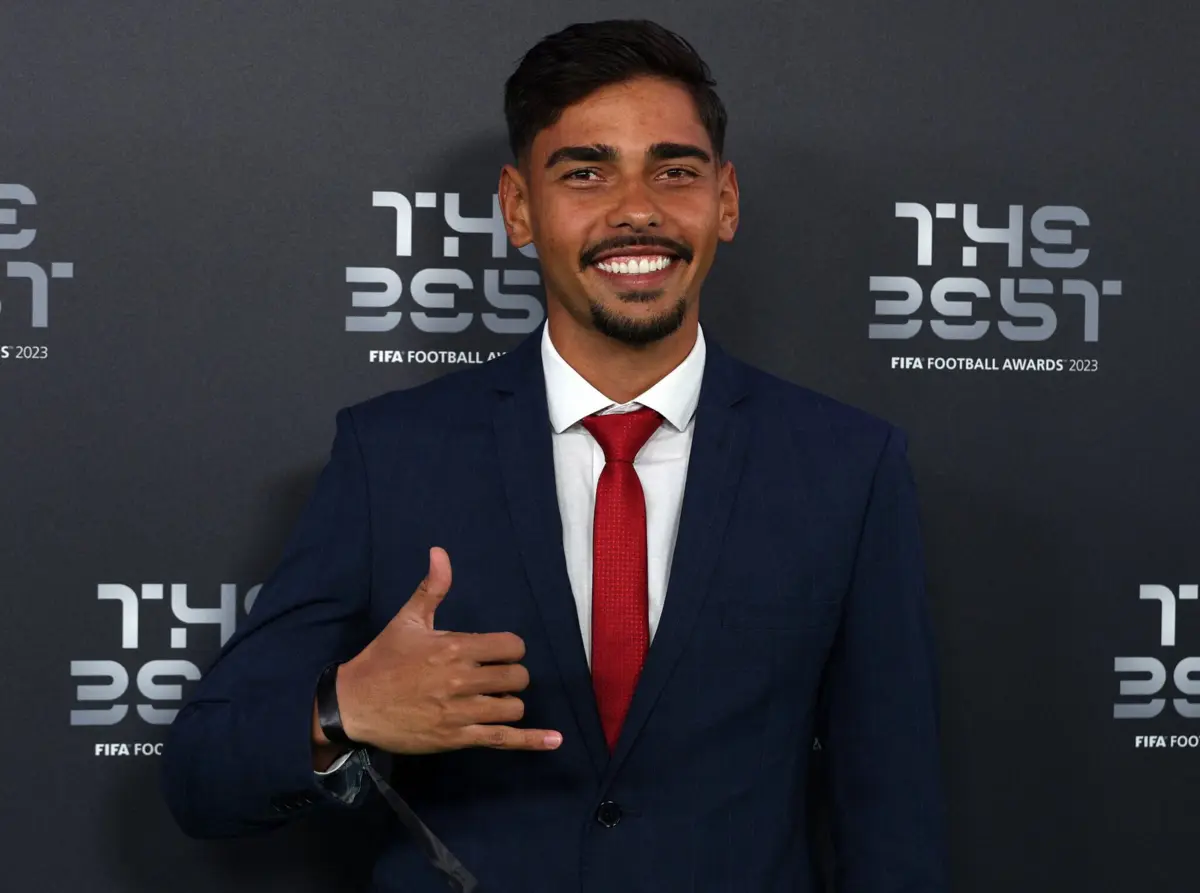 Guilherme Madruga, vencedor do prémio Puskás