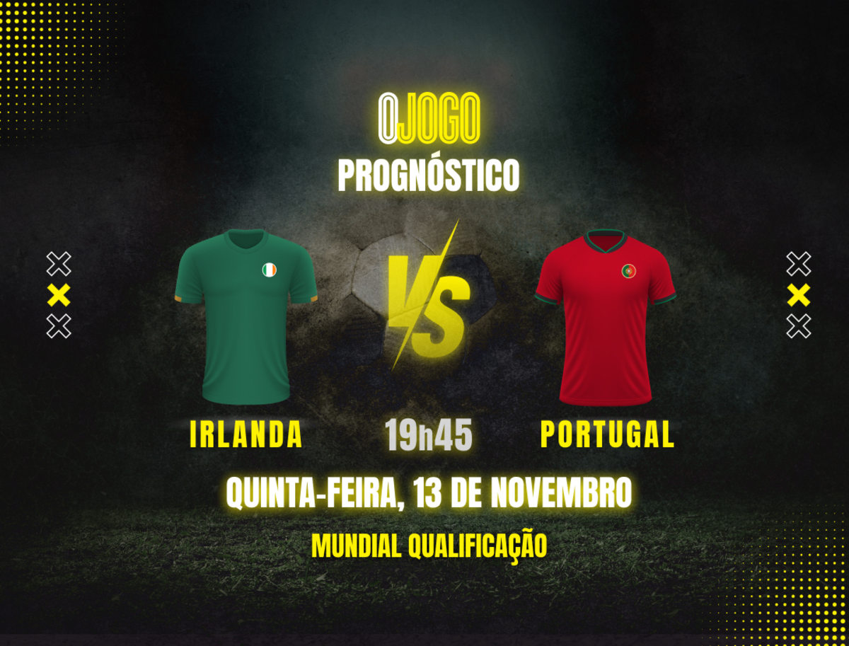 Imagem de contexto do artigo Prognóstico Irlanda vs Portugal: Dicas e Odds Mundial 2025