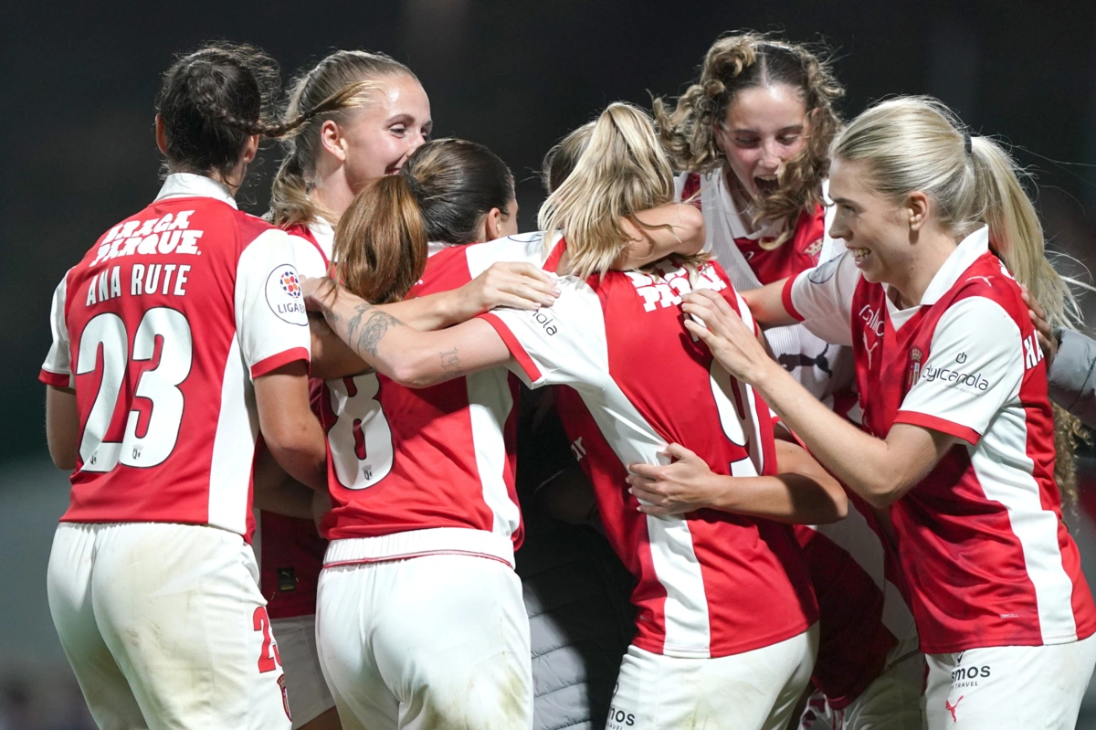 A equipa feminina do Braga venceu esta segunda-feira o Rio Ave por 2-0
