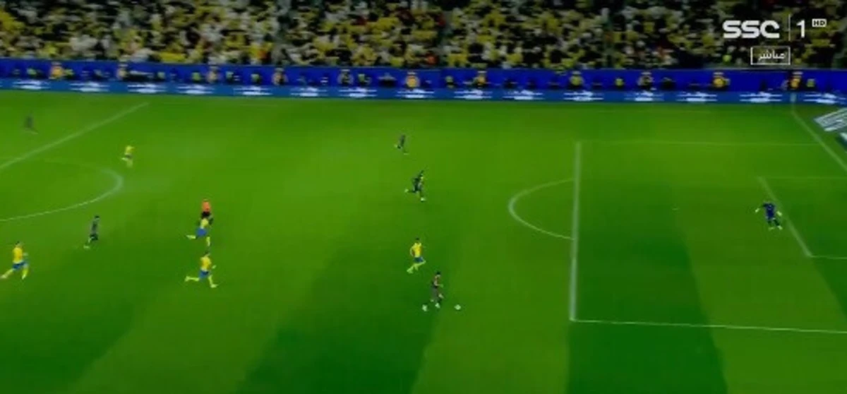 Golo de Fouzair (créditos: X/Reprodução)