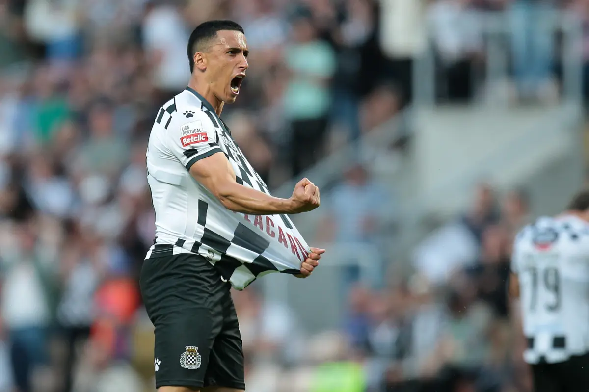 Rodrigo Abascal marcou ao Estrela da Amadora (Créditos: MANUEL FERNANDO ARAÚJO/LUSA)