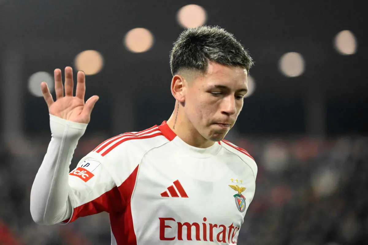 Prestianni foi titular em Barcelos