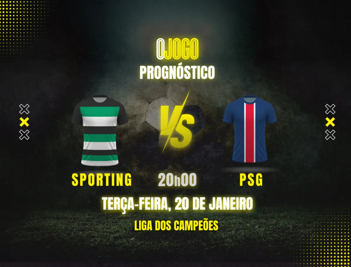 Imagem de contexto do artigo Prognóstico Sporting vs PSG: Dicas e Odds na Champions League