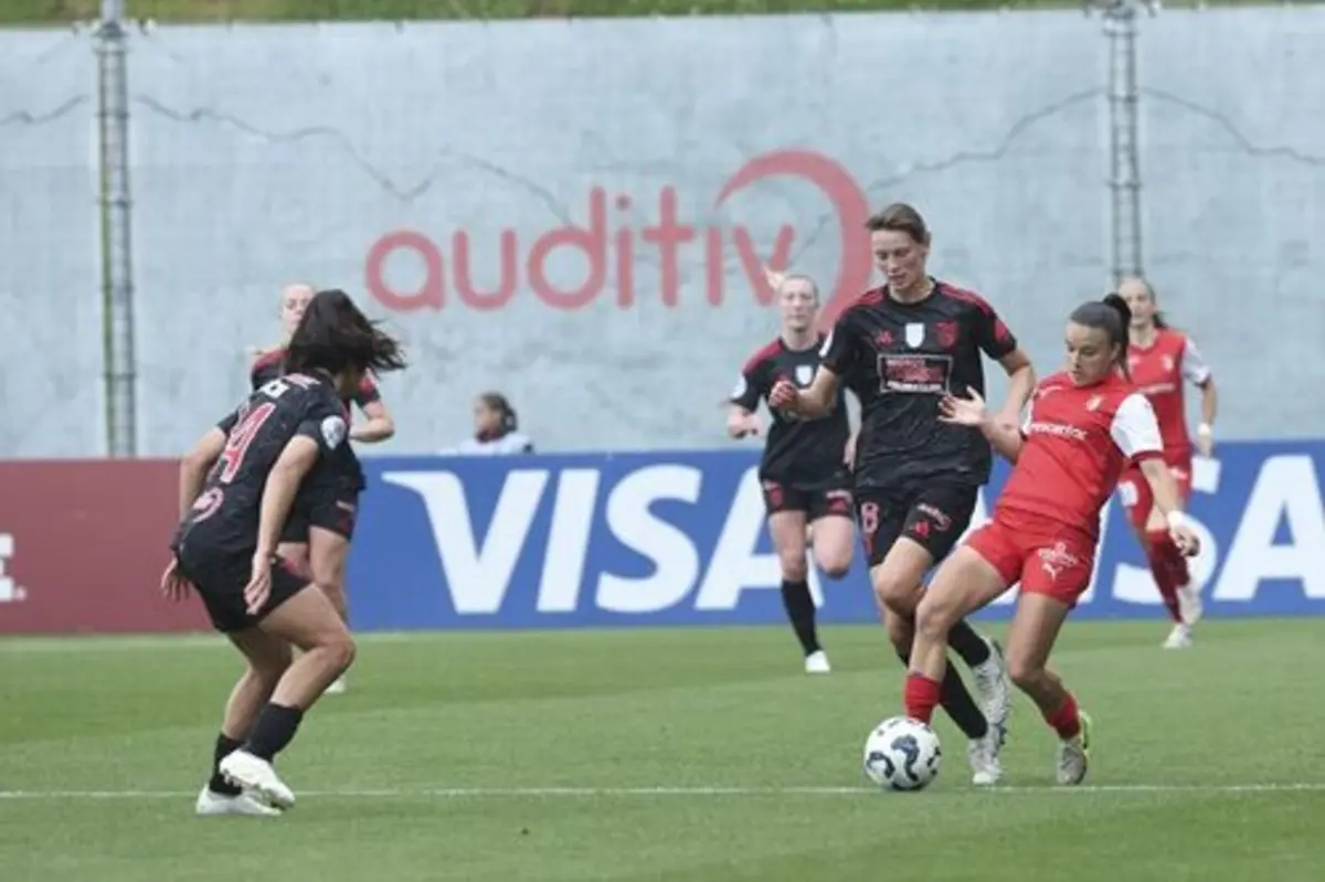 A equipa feminina do Benfica soma cinco títulos nacionais (créditos: FPF)