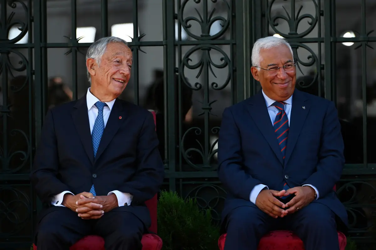 Marcelo Rebelo de Sousa e António Costa (Créditos: Rita Chantre/Global Imagens)