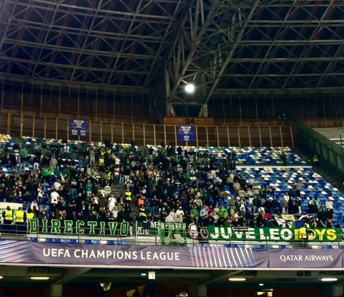 Imagem de contexto do artigo Adepto do Sporting teve alta e sete ultras do Nápoles condenados