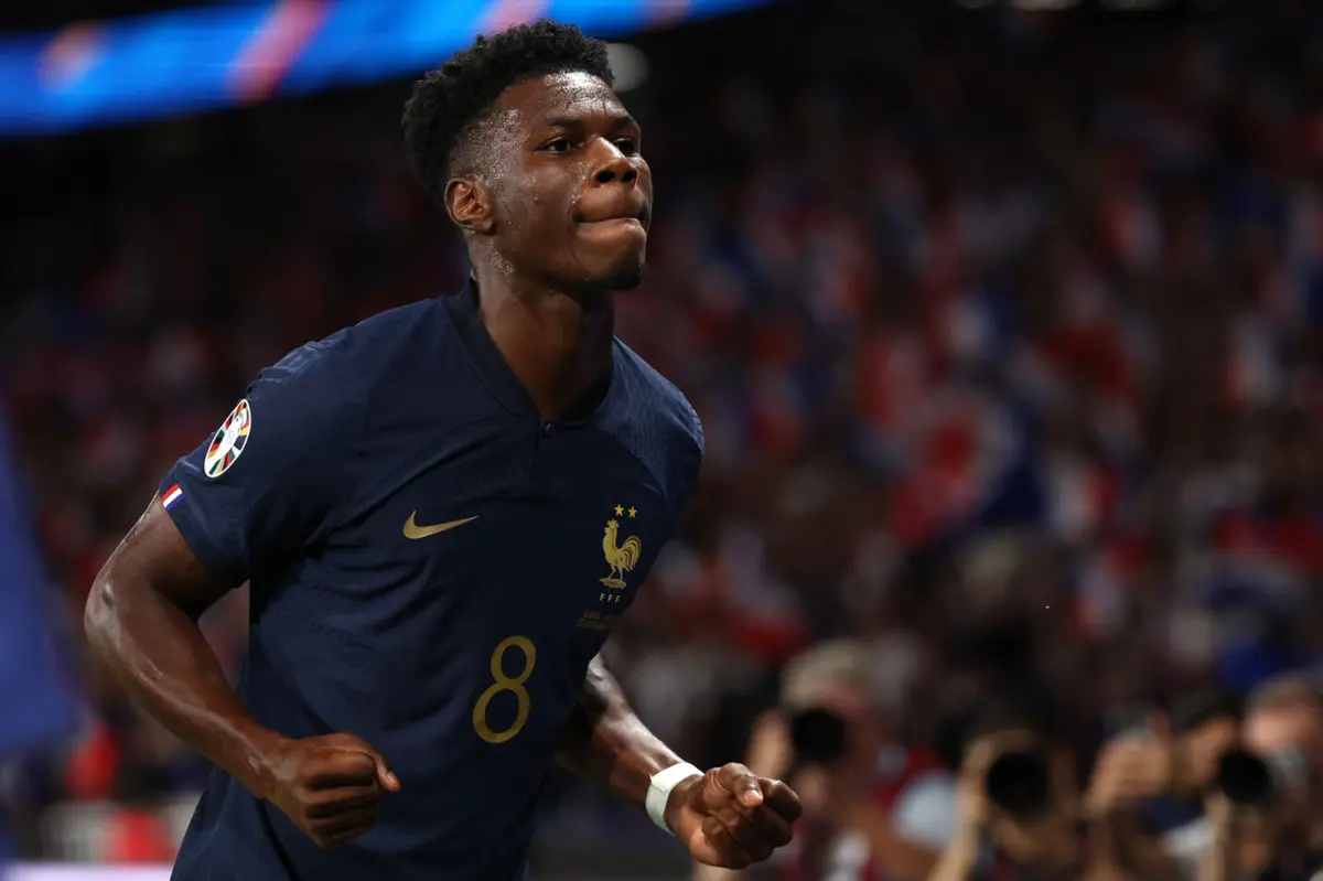 Tchouameni leva três golos apontados em 29 internacionalizações A pela seleção da França