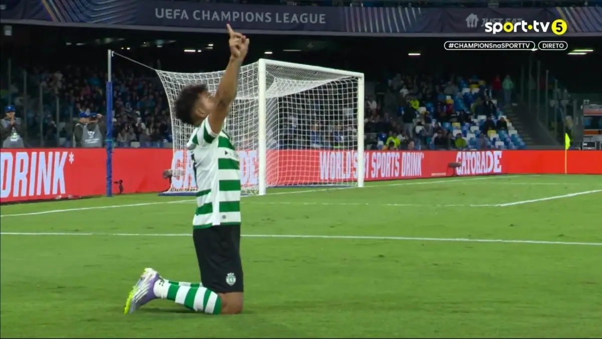 Imagem de contexto do artigo Nápoles-Sporting: frieza de Luis Suárez no golo do empate. Ora veja