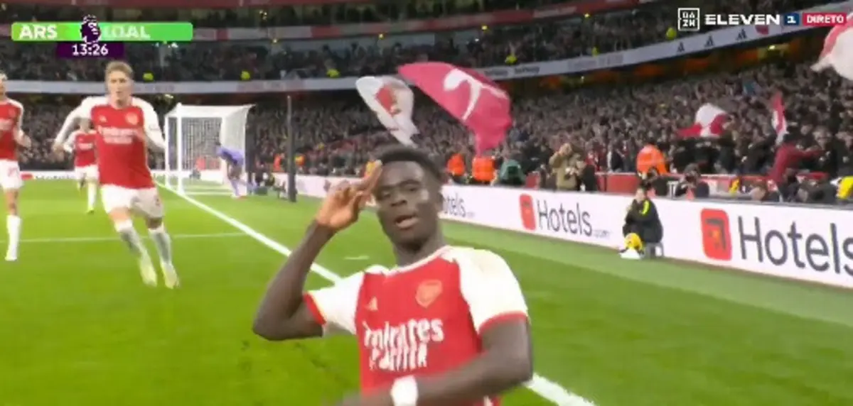 Saka (créditos: DAZN)