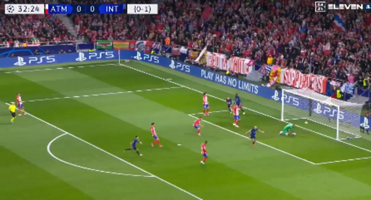 Imagem de contexto do artigo Primeiro Dimarco, depois Griezmann: parada e resposta no Atlético-Inter