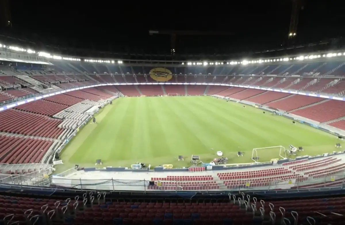Imagem de contexto do artigo A ficar pronto: Barcelona mostra como está o estádio Camp Nou