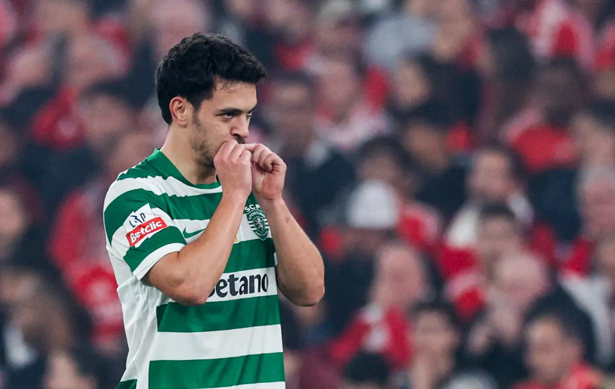 Pedro Gonçalves marcou para o Sporting na Luz