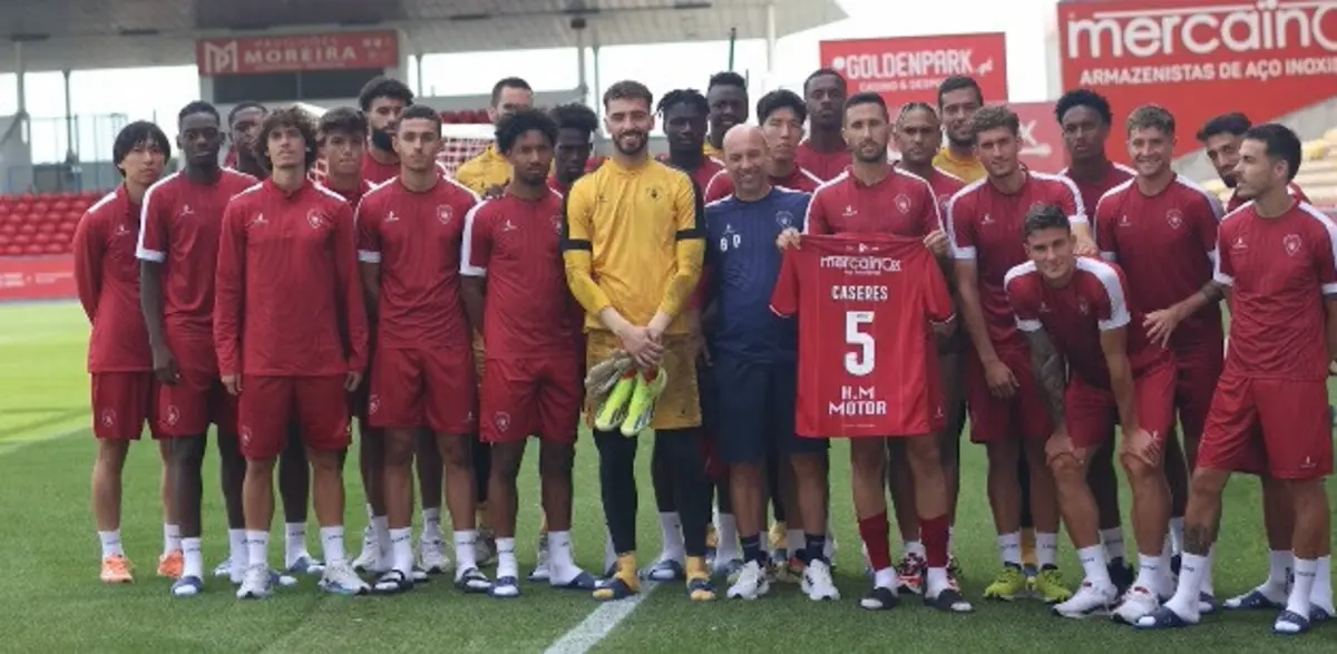 Imagem de contexto do artigo Plantel do Gil Vicente deixa mensagem de apoio ao lesionado Facundo Cáseres