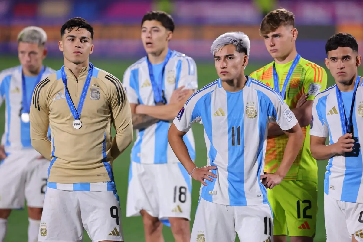 A desilusão dos jogadores argentinos