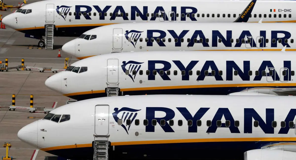 Aviões da Ryanair ( Adrian DENNIS / AFP)