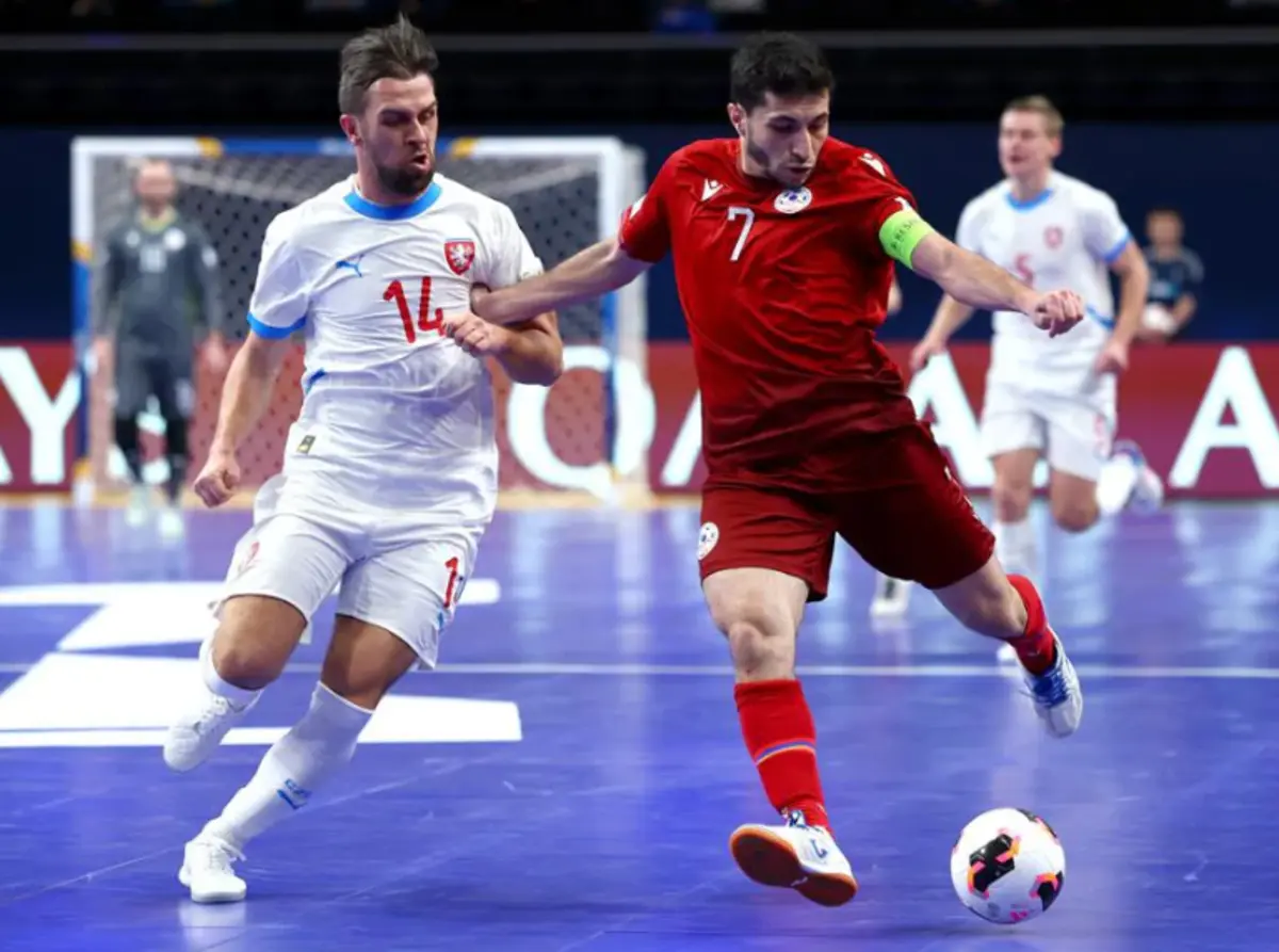 Imagem de contexto do artigo Europeu de futsal: Arménia nos "quartos", Ucrânia e França reagem