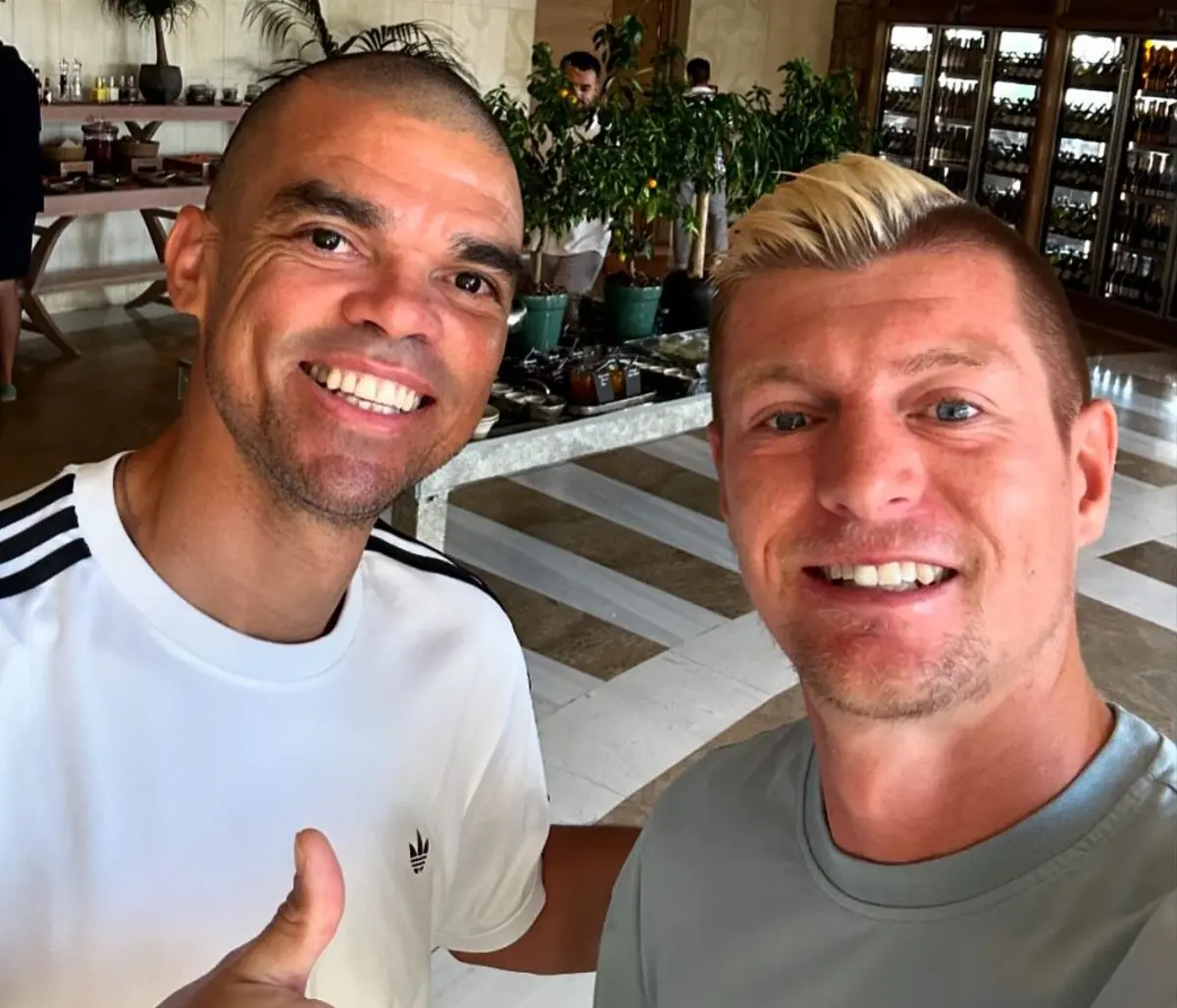 Imagem de contexto do artigo Pepe e Kroos juntos: "Férias em agosto é para futebolistas reformados"