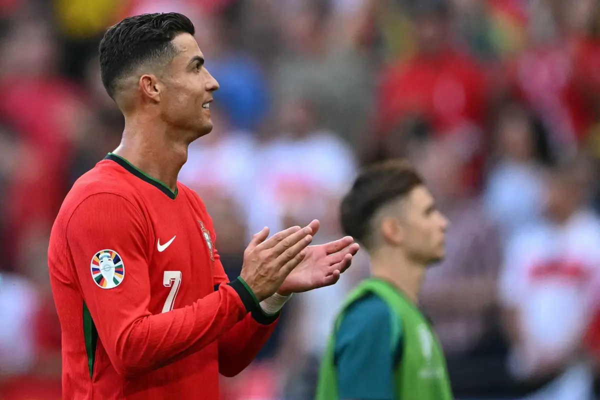 Cristiano Ronaldo no Euro'2024 (créditos: AFP)
