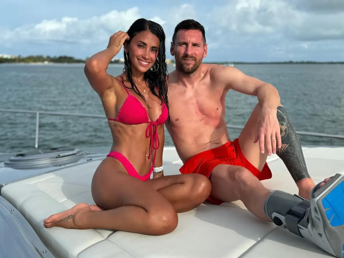 Messi e Antonela Roccuzzo (créditos: Instagram/antonelaroccuzzo)