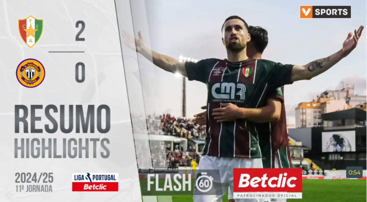 Imagem de contexto do artigo Veja como o Estrela da Amadora venceu o Nacional na ronda 11 da I Liga