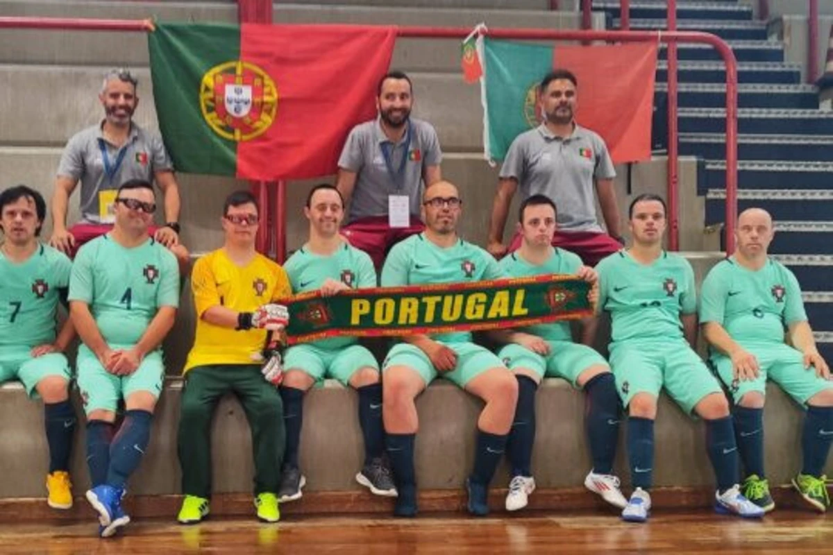 Portugal venceu o Europeu de futsal para atletas com Síndrome de Down (créditos: FPF)